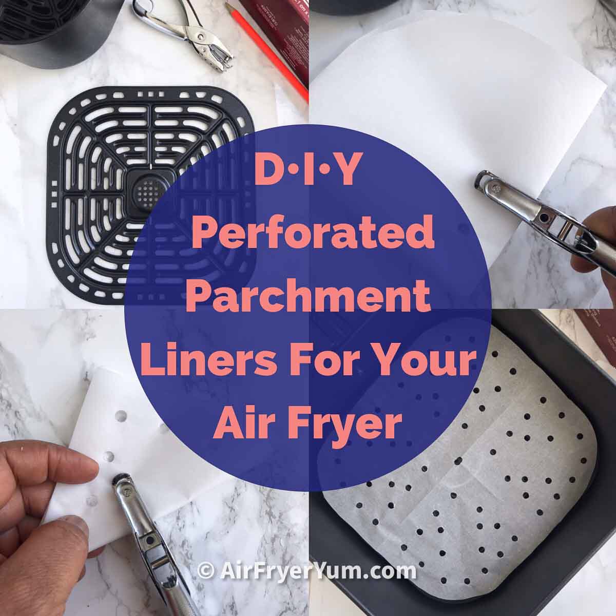 How to make Air fryer Perforated Parchment paper - Air Fryer Yum