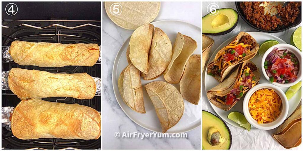 Air Fryer Oven Taco Shells Recipe