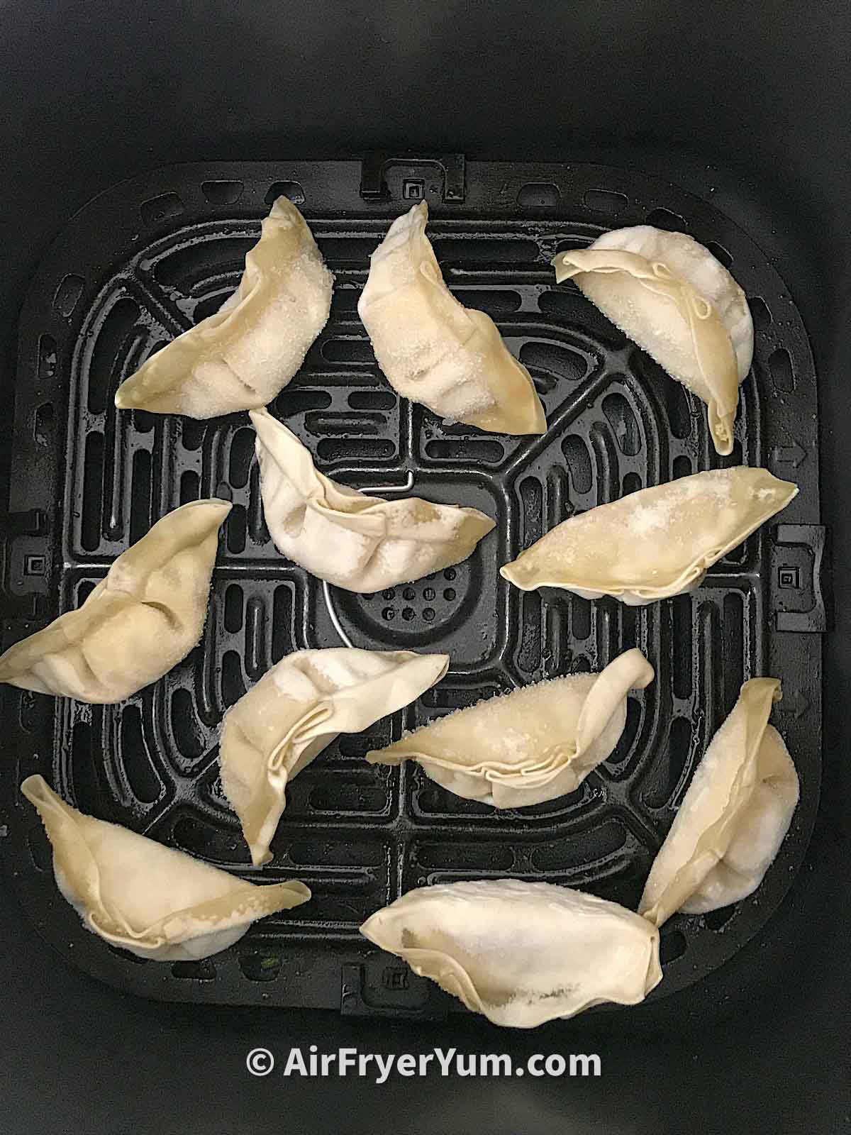 How to make Frozen potstickers in an air fryer (dumplings, wontons