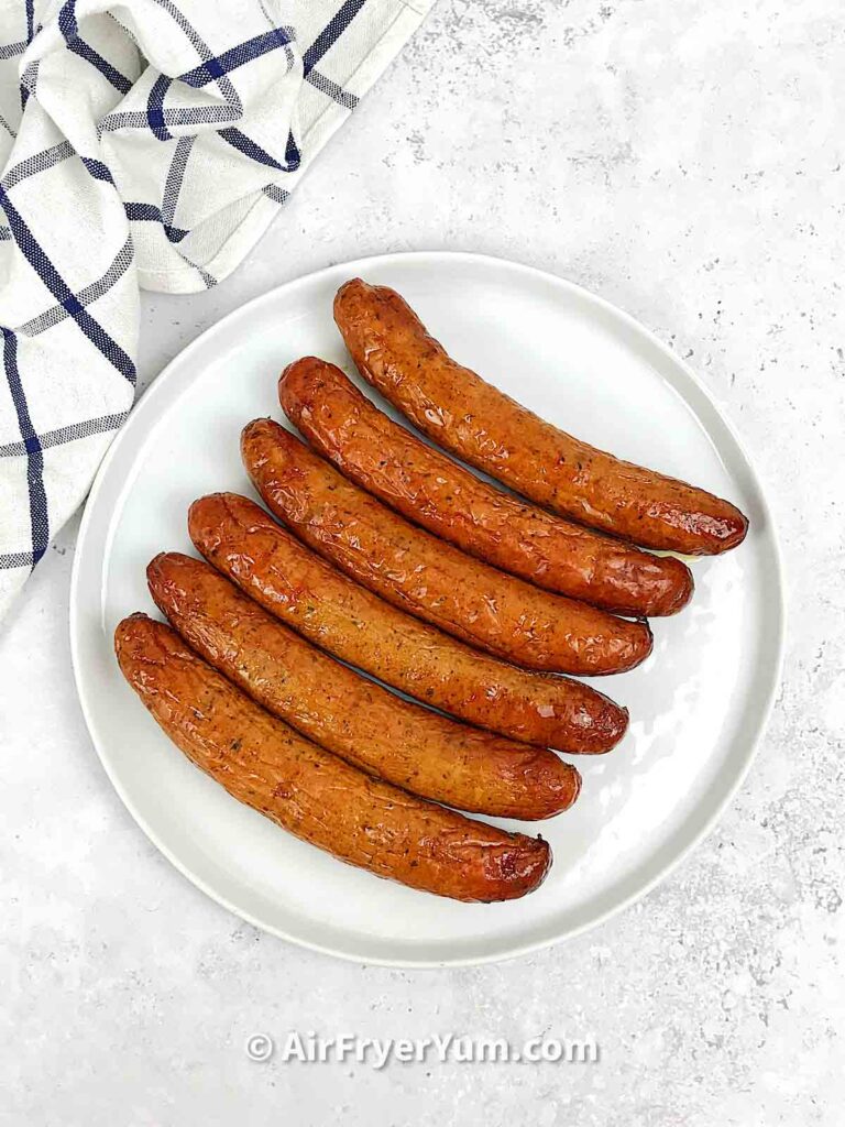 Air Fryer Sausages Recipe - Crispy and Juicy! - COOKtheSTORY