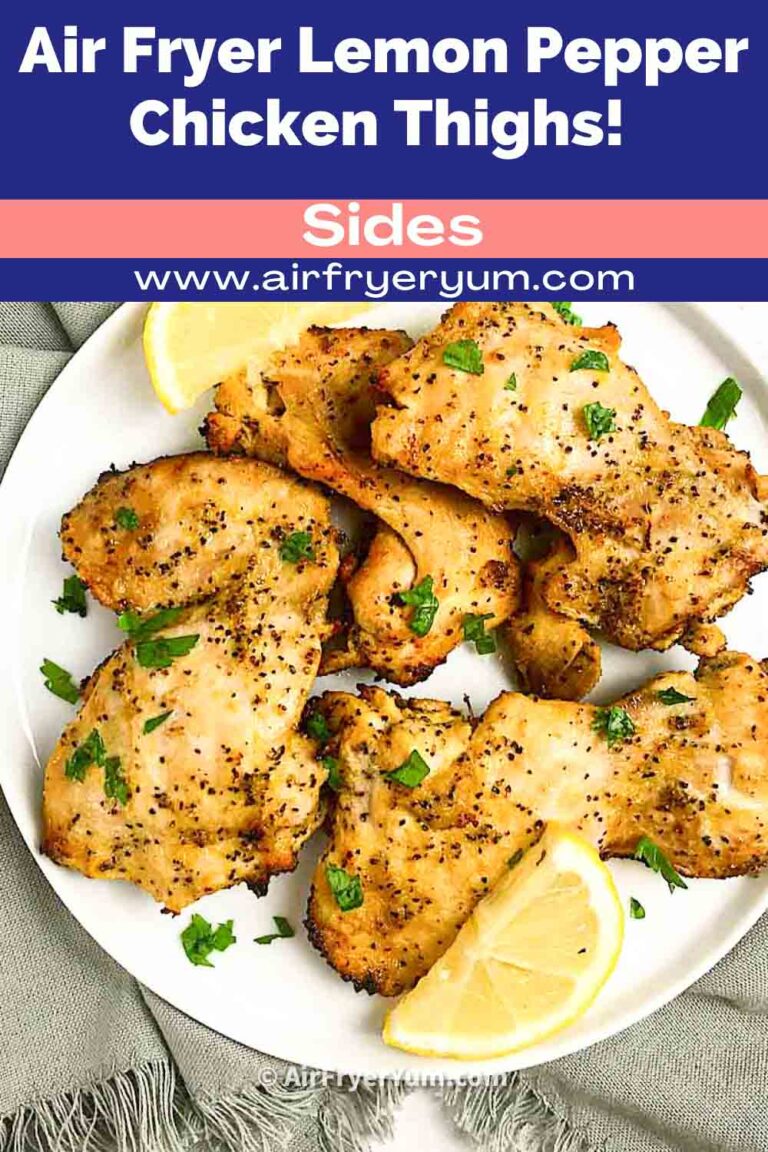 Lemon pepper chicken thighs in air fryer - Air Fryer Yum