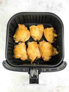 Air fried boiled chicken thighs - Air Fryer Yum