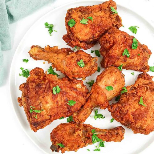 Reheat fried chicken in Air fryer - Air Fryer Yum