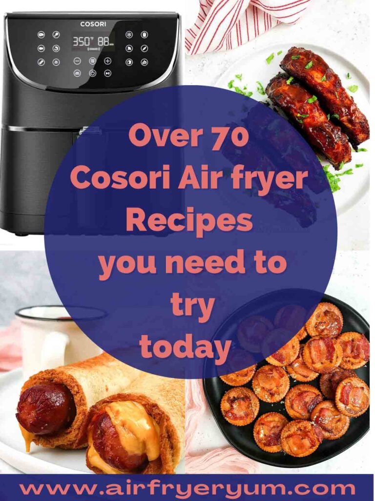 The Ultimate Cosori Air Fryer Cookbook: 1001 Vibrant, Fast and Easy Recipes  Tailored For The New COSORI Premium Air Fryer