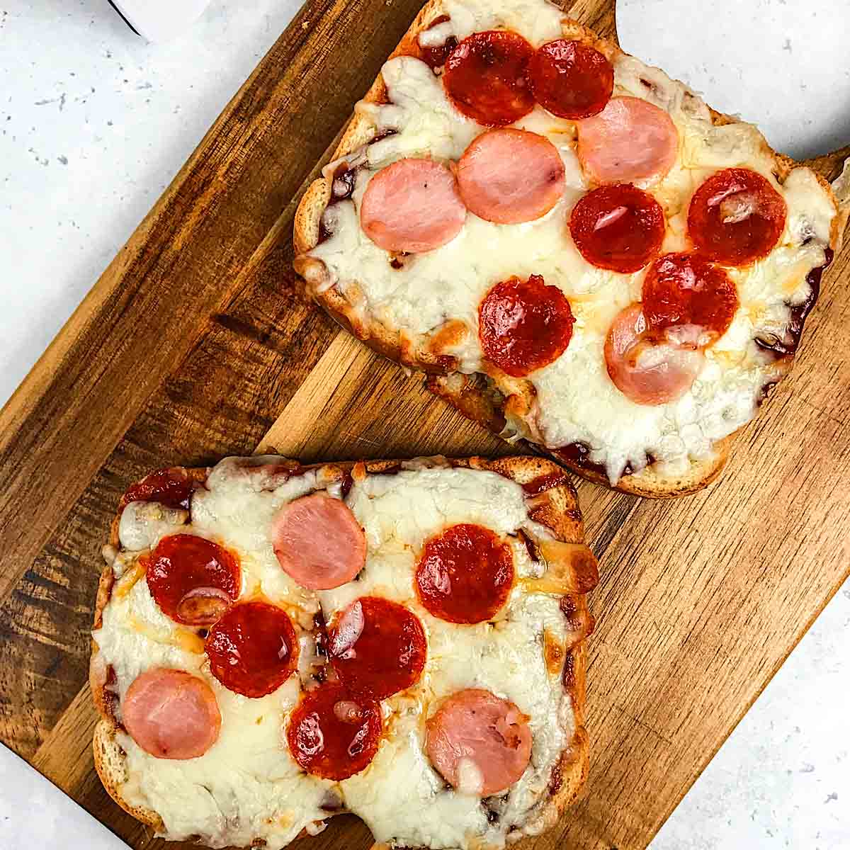 Air Fryer Pizza Toast - Lavender and Lovage