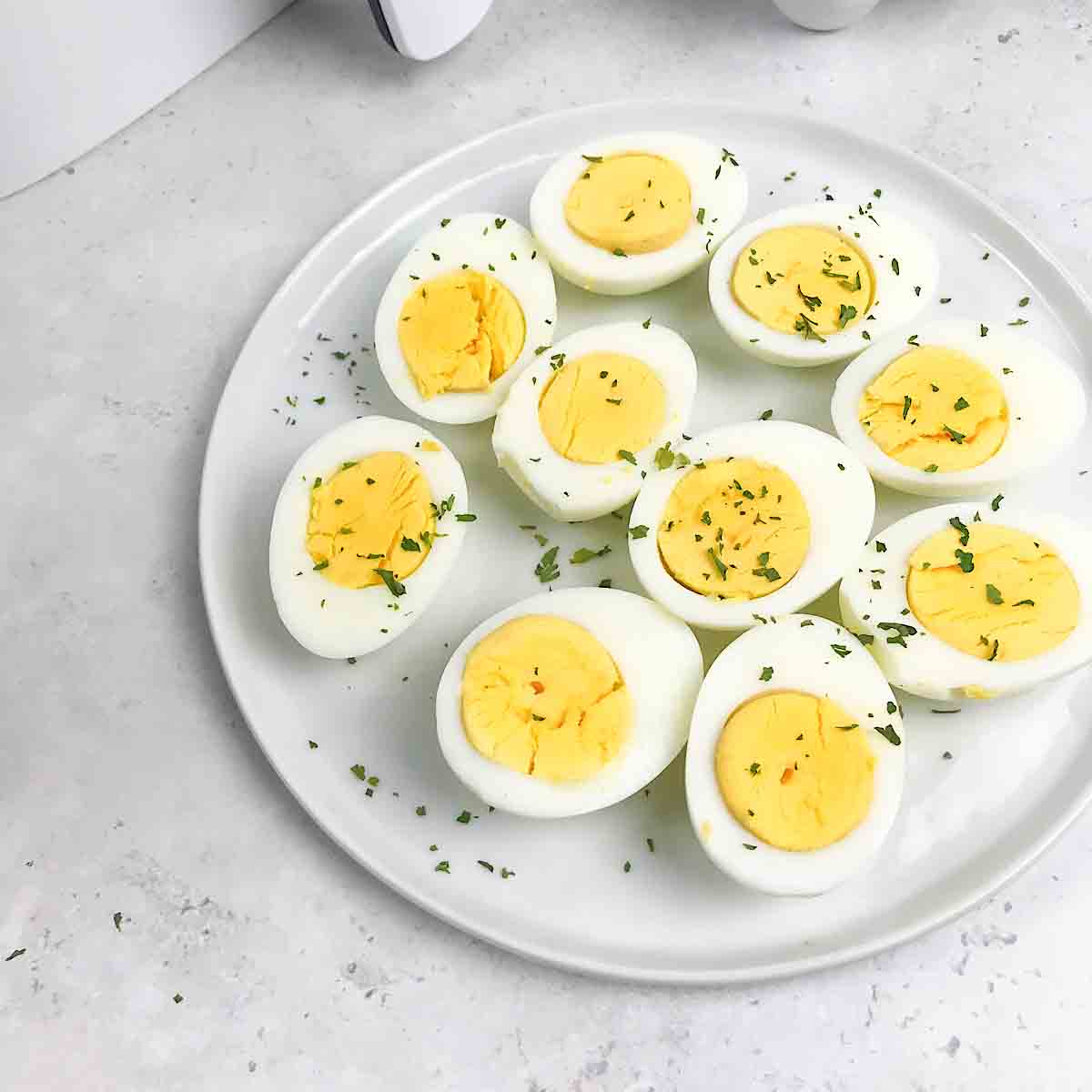 Hard Boiled Eggs in the Air Fryer - Whisper of Yum