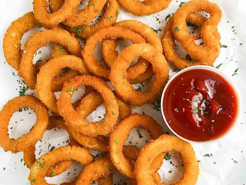 Crispy Onion Rings in the Philips TurboStar Digital Airfryer - Liv B.