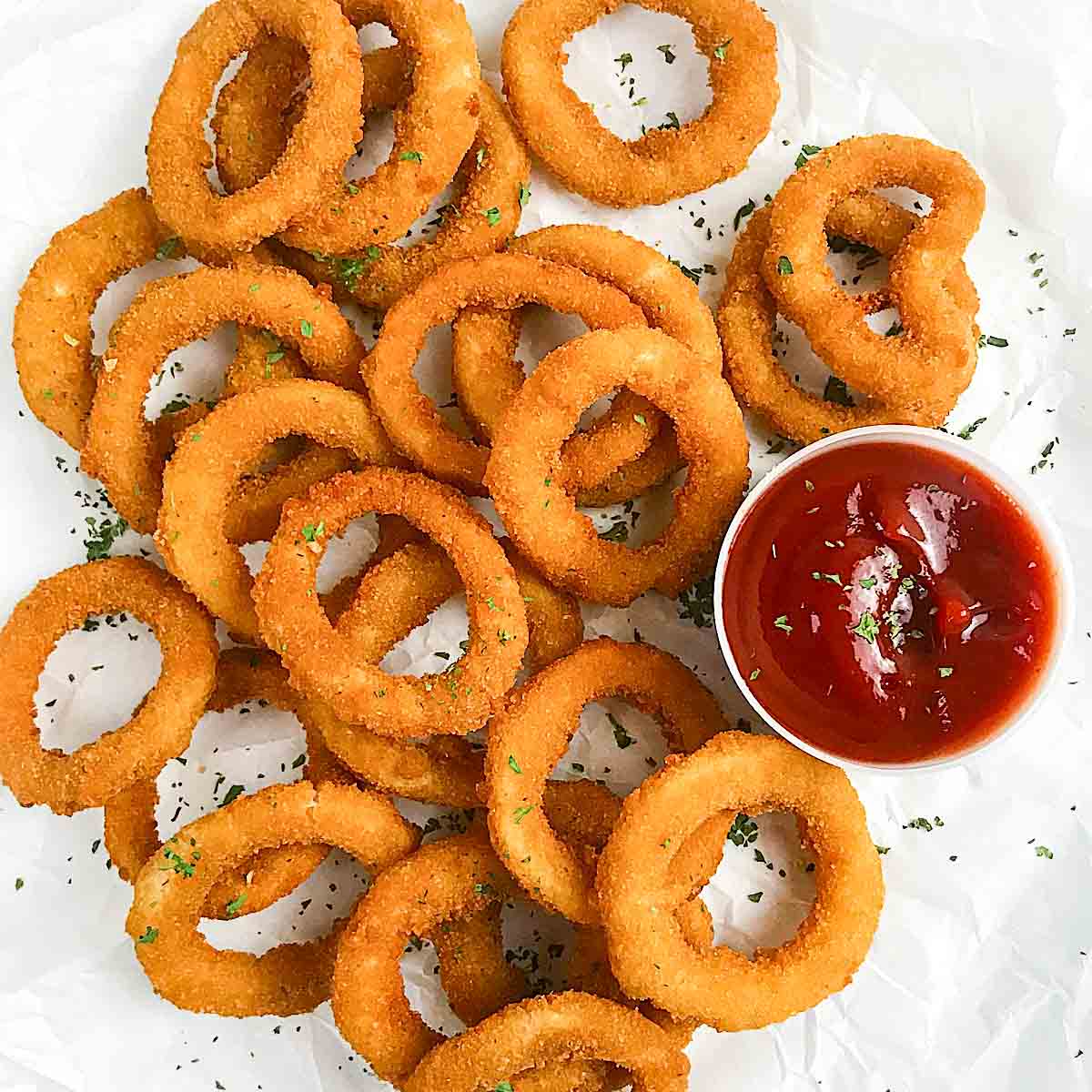 Frozen Onion Rings in Air fryer - Rachna cooks