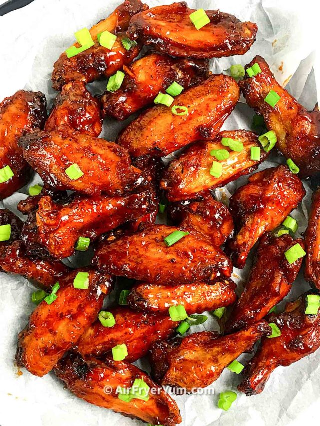 Air Fryer Bbq Chicken Wings - Air Fryer Yum