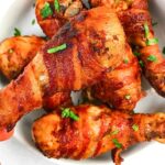 Air fryer bacon wrapped drumsticks - Air Fryer Yum