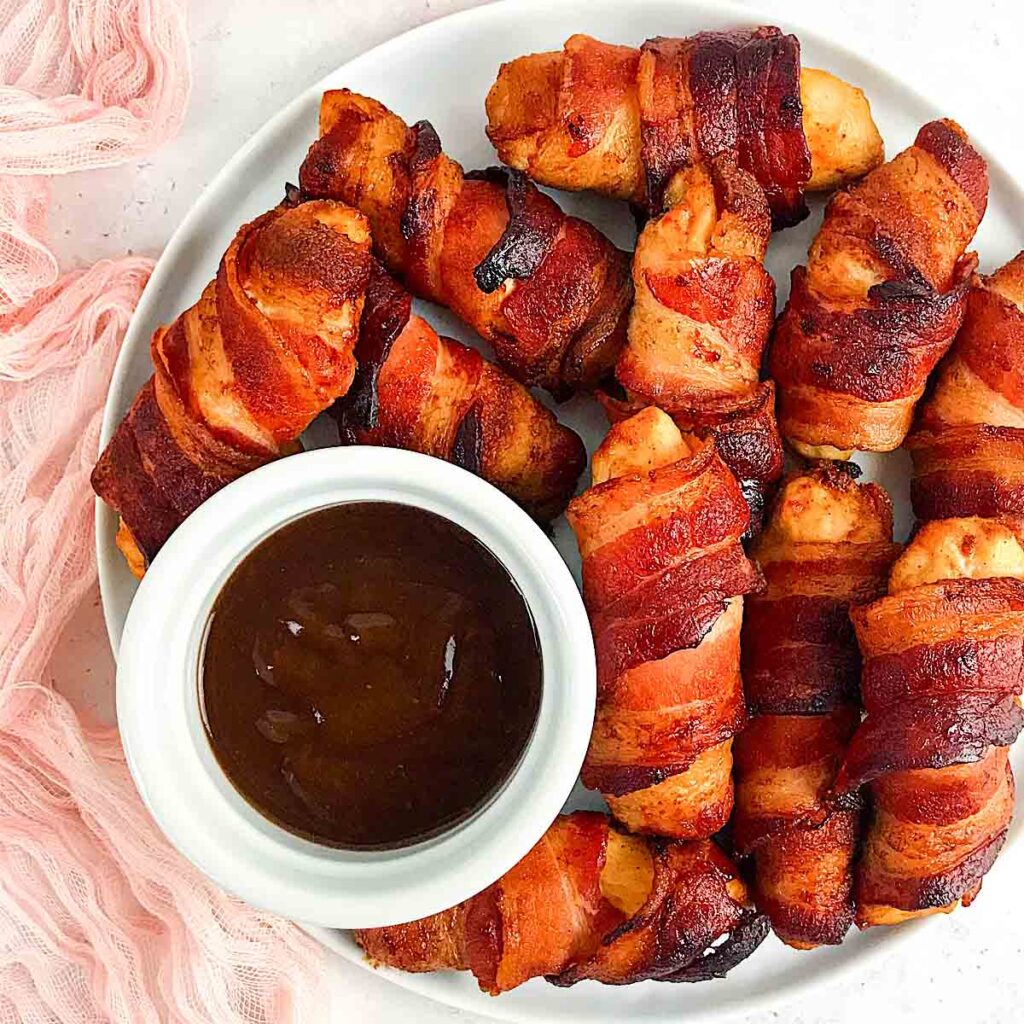 Air fryer bacon wrapped chicken tenders Air Fryer Yum